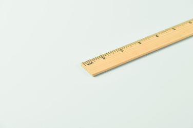 Logo trade promotional gifts picture of: Wooden ruler 30cm