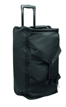 Logo trade promotional giveaway photo of: Duffle bag trolley 600D RPET
