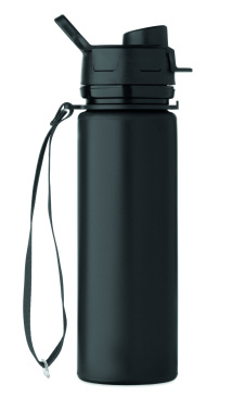 Logo trade promotional merchandise picture of: Foldable silicone sports bottle