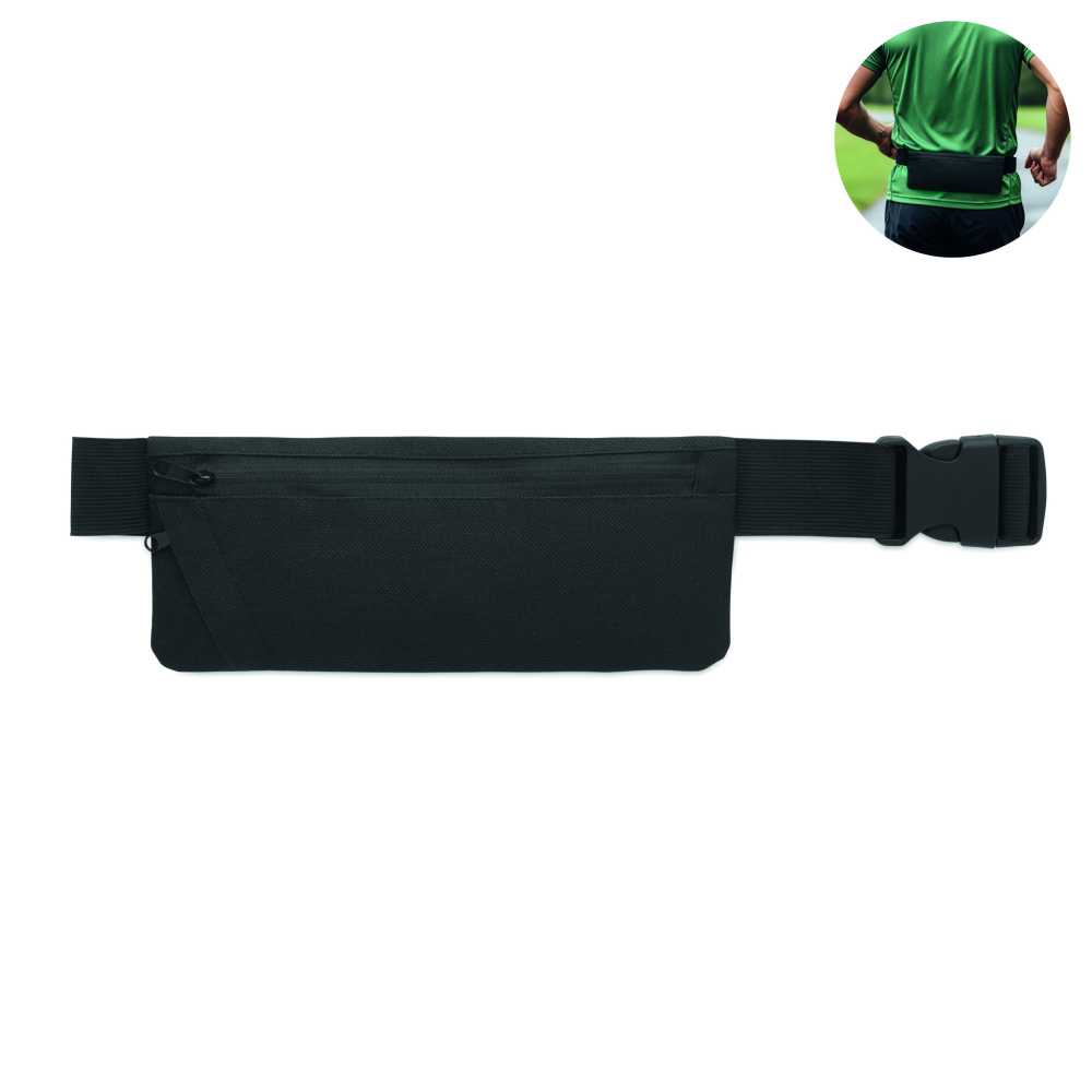 Logotrade promotional merchandise image of: Sports waist bag 600D RPET