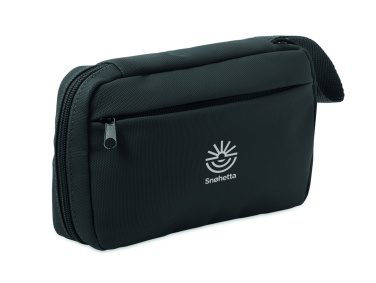 Logo trade promotional giveaways picture of: Toiletry bag 600D RPET