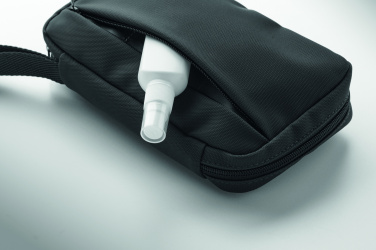 Logo trade promotional products image of: Toiletry bag 600D RPET