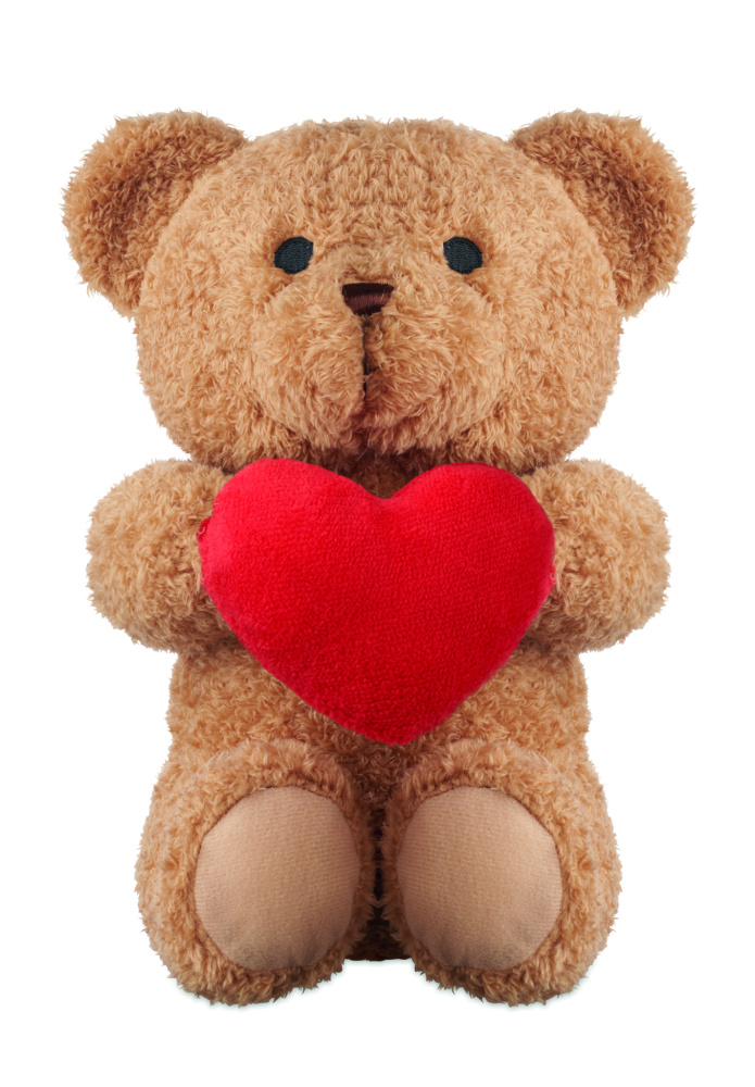 Logotrade advertising product image of: Teddy bear with heart 23cm