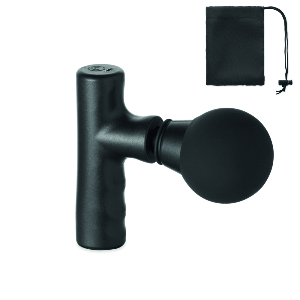 Logo trade promotional items image of: Massage gun in ABS
