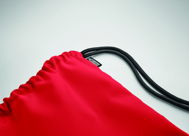 Logotrade promotional giveaway picture of: Large drawstring bag 300D RPET