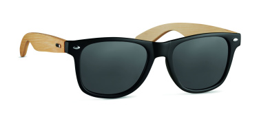 Logo trade promotional merchandise picture of: Sunglasses with bamboo arms RAKVERE