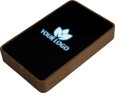Logotrade promotional product image of: Power Bank 5000 mAh with illuminated logo