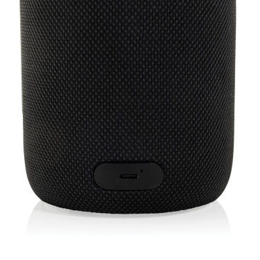 Logo trade promotional merchandise photo of: Lux RCS recycled plastic 10W speaker lamp