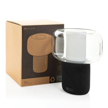 Logotrade promotional product picture of: Lux RCS recycled plastic 10W speaker lamp