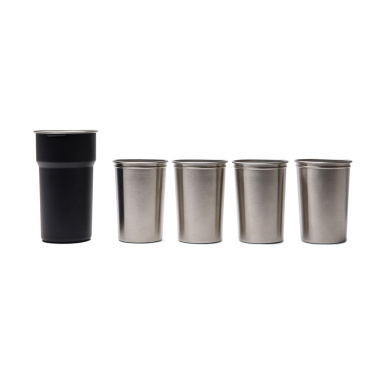 Logotrade promotional merchandise picture of: VINGA Parks RCS SS cup, 4 pcs, 250 ML