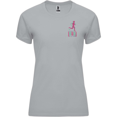 Logo trade promotional merchandise photo of: Bahrain short sleeve women's sports t-shirt