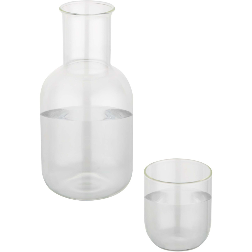 Logo trade promotional item photo of: Amelie glass carafe and cup set
