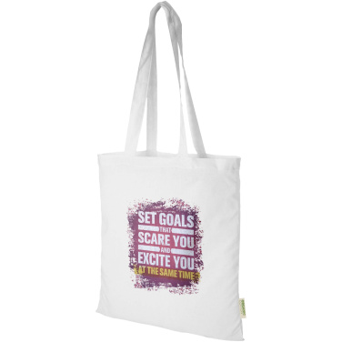 Logo trade advertising products picture of: Odisha 140 g/m² OCS organic tote bag 7L