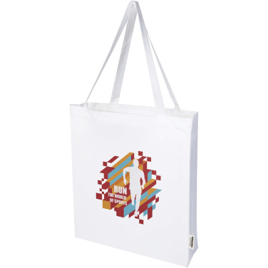 Logotrade promotional gift picture of: Odisha 180 g/m² OCS organic full gusset tote bag 14L