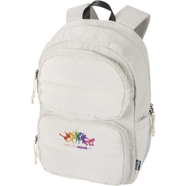 Logotrade promotional product image of: Puffer 15.6" GRS recycled laptop backpack 18L