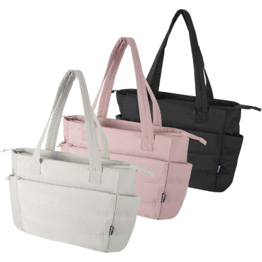 Logotrade promotional products photo of: Puffer 15.6" GRS recycled laptop tote bag 18L
