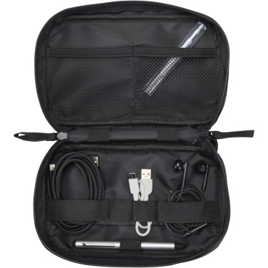 Logotrade promotional product image of: Resi Plus GRS recycled tech pouch 1L