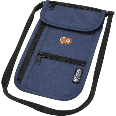 Logo trade promotional items image of: Ross GRS recycled smart travel pouch