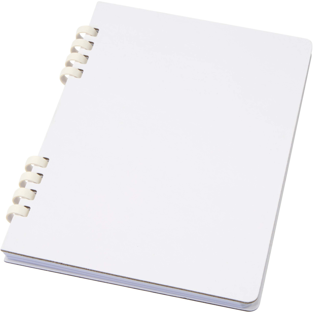 Logo trade promotional gift photo of: Fil A5 hard cover RCS recycled spiral notebook