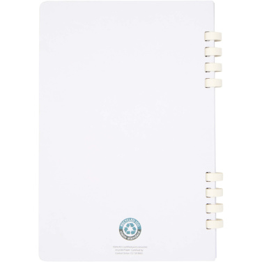Logo trade promotional merchandise picture of: Fil A5 hard cover RCS recycled spiral notebook