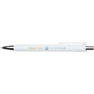 Logo trade promotional gifts image of: Feld RCS recycled ballpoint pen with metallic finish (black ink)