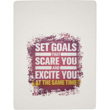 Logo trade promotional merchandise picture of: Clast A4 clipboard with magnetic closure and RCS recycled ballpoint pen (black ink)