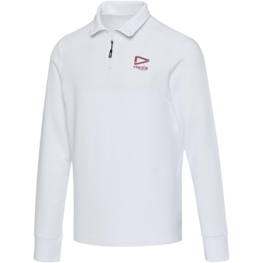 Logotrade promotional merchandise photo of: Zeus long sleeve unisex half zip polo