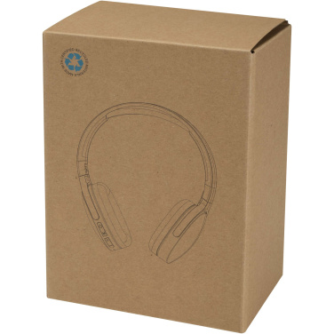 Logotrade corporate gift image of: Ancha recycled plastic over-ear wireless Bluetooth® headset