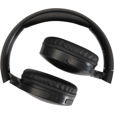 Logotrade promotional products photo of: Ancha recycled plastic over-ear wireless Bluetooth® headset