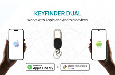 Logotrade business gift image of: Keyfinder Dual keychain with worldwide locating