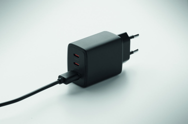 Logotrade promotional merchandise picture of: EU 2-pole wall adapter/charger