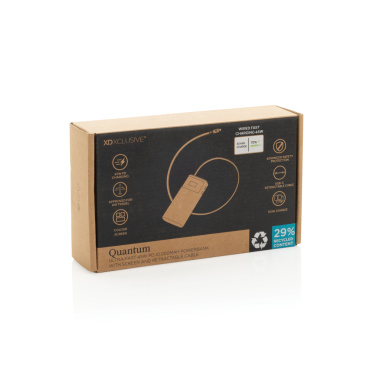 Logotrade corporate gift image of: Quantum RCS ultra-fast PD45W 10.000mAh powerbank with screen
