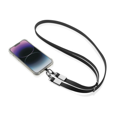 Logo trade promotional products picture of: Nivo RCS recycled PET Crossbody lanyard