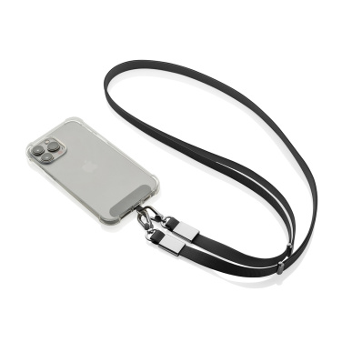 Logotrade business gift image of: Nivo RCS recycled PET Crossbody lanyard