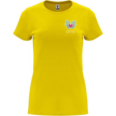Logo trade promotional item photo of: Capri short sleeve women's t-shirt