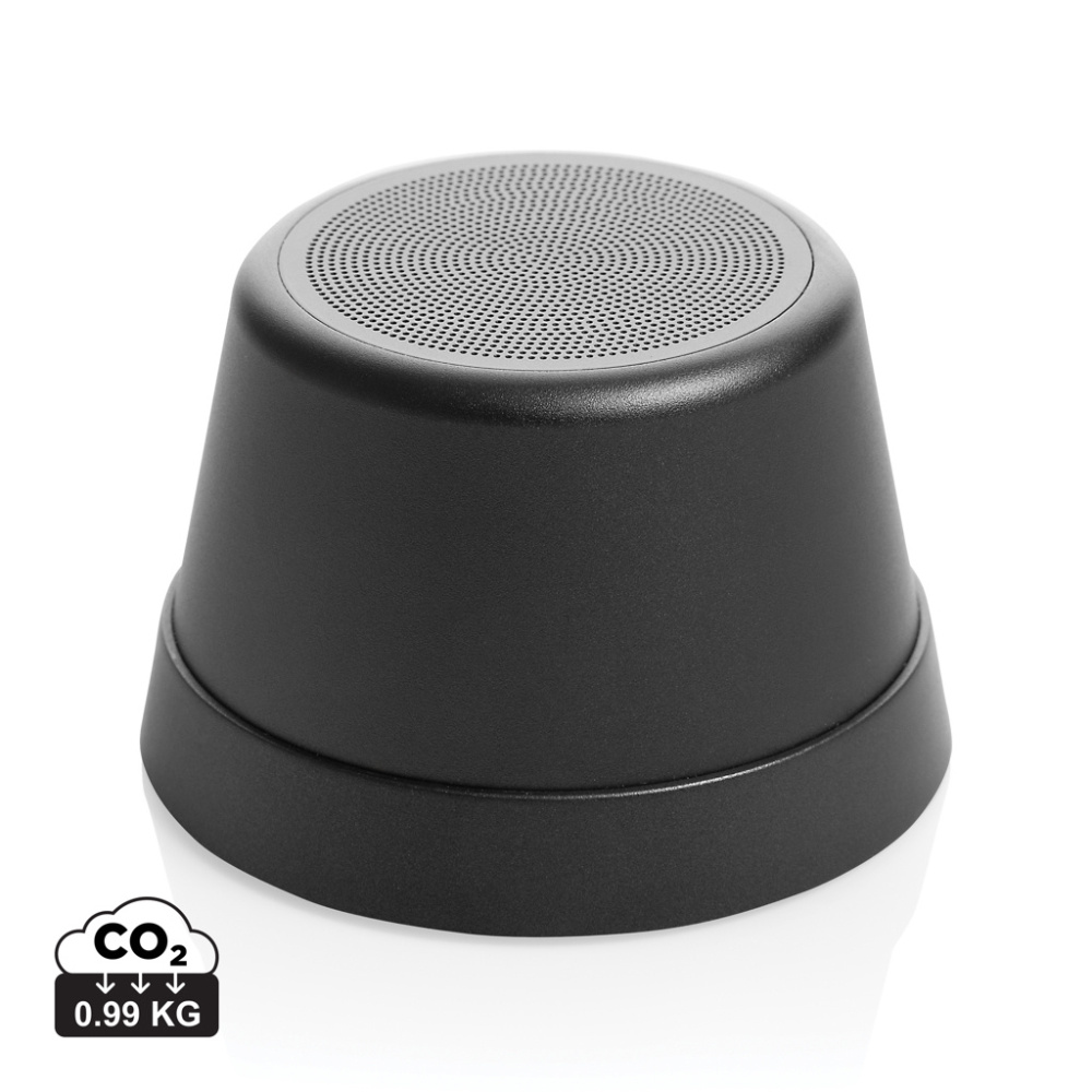 Logo trade business gift photo of: Nivio RCS recycled aluminum magnetic 5W Speaker