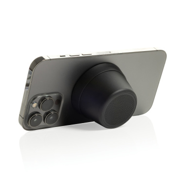 Logotrade promotional products photo of: Nivio RCS recycled aluminum magnetic 5W Speaker