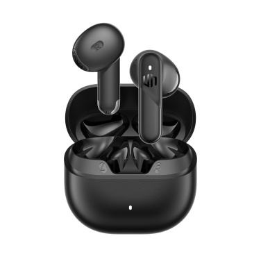 Logo trade promotional giveaways picture of: Urban Vitamin Santa Clara RCS plastic ENC earbuds