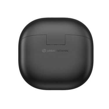 Logo trade promotional giveaway photo of: Urban Vitamin Santa Clara RCS plastic ENC earbuds
