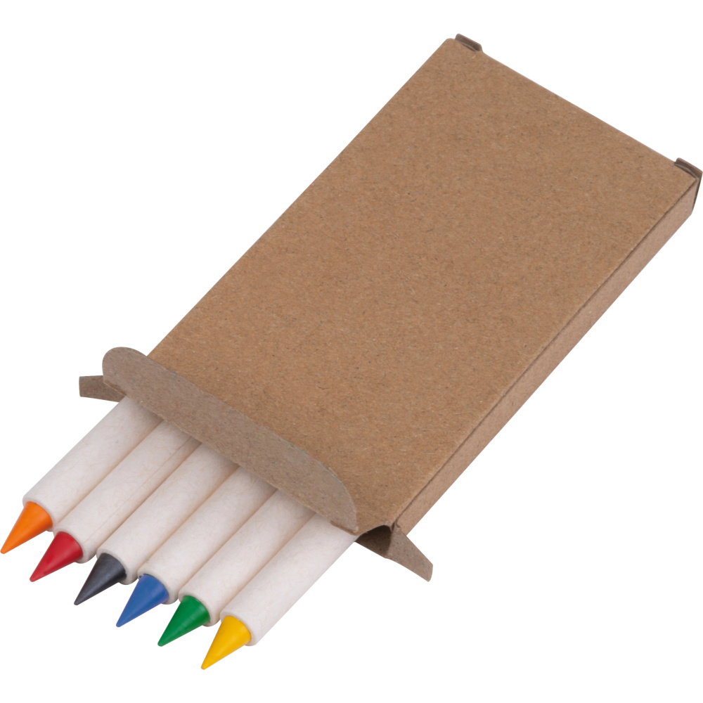 Logotrade promotional gift image of: Infinity Set of Wax Crayons KINGSTON