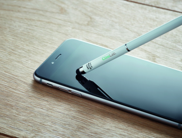 Logo trade promotional item photo of: Stylus antibacterial pen