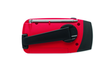 Logo trade promotional product photo of: Portable radio SOS with LED torch