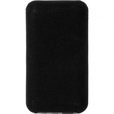 Logo trade ärikingi pilt: Tulevane 6000 mAh bambusest/kangast juhtmevaba akupank