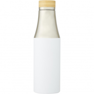 Logotrade reklaamkingituse foto: Hulan 540 ml vasest vaakumisolatsiooniga roostevabast terasest pudel bambusest kaanega