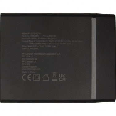 Logotrade reklaamtoote foto: ADAPT 72W taaskasutatud plastist PD elektrijaam