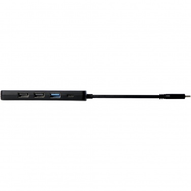 Logo trade firmakingi pilt: Loop RCS taaskasutatud plastist multimeediumiadapter USB 2.0-3.0 HDMI-pordiga