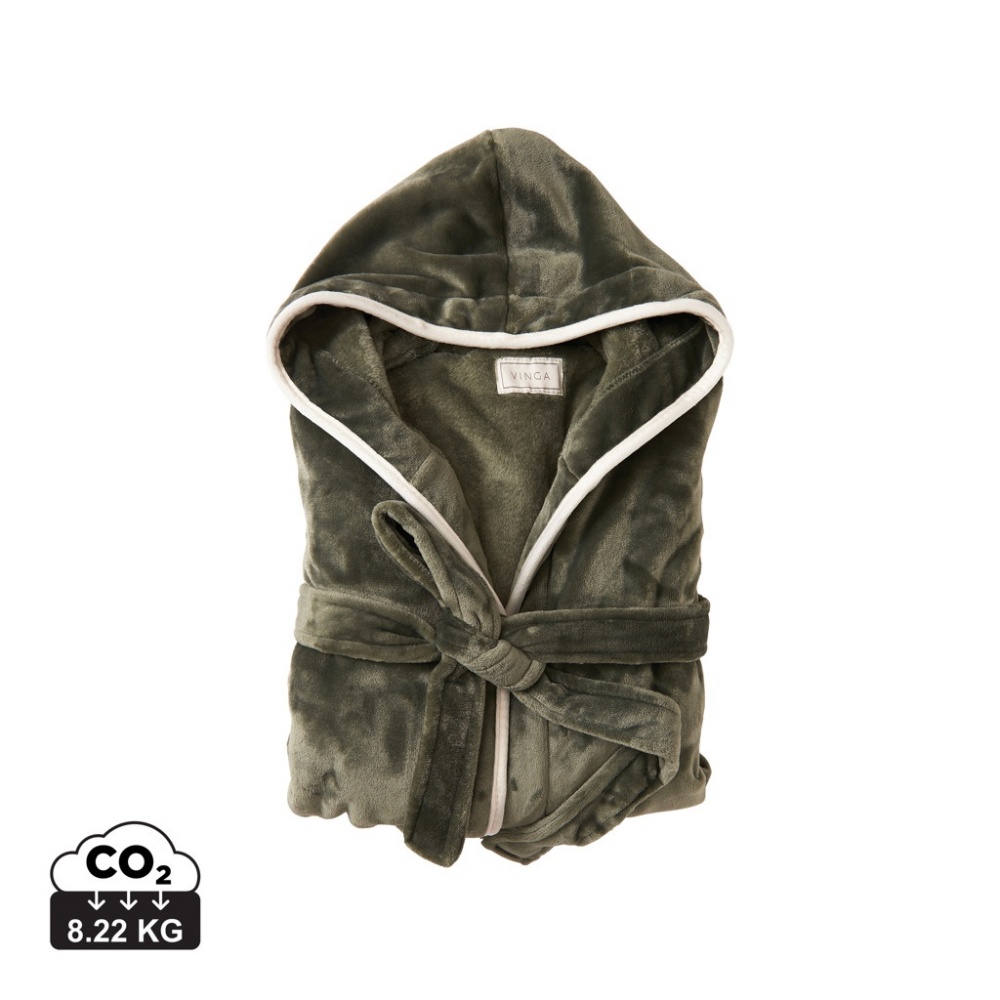 Logo trade ärikingituse pilt: VINGA Louis luksuslik plüüsist hommikumantel, suurus L-XL