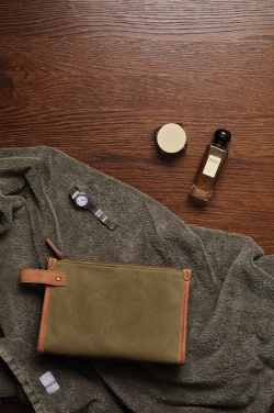 Logotrade reklaamkingitused pilt: VINGA Bosler GRS taaskasutatud lõuendist tualett-tarvete kott