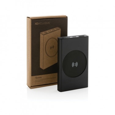 Logo trade reklaamkingitused foto: Terra RCS taaskasutatud alumiiniumist 5000 mAh akupank 5W juhtmevaba