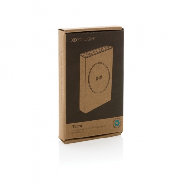 Logotrade reklaamtooted pilt: Terra RCS taaskasutatud alumiiniumist 5000 mAh akupank 5W juhtmevaba